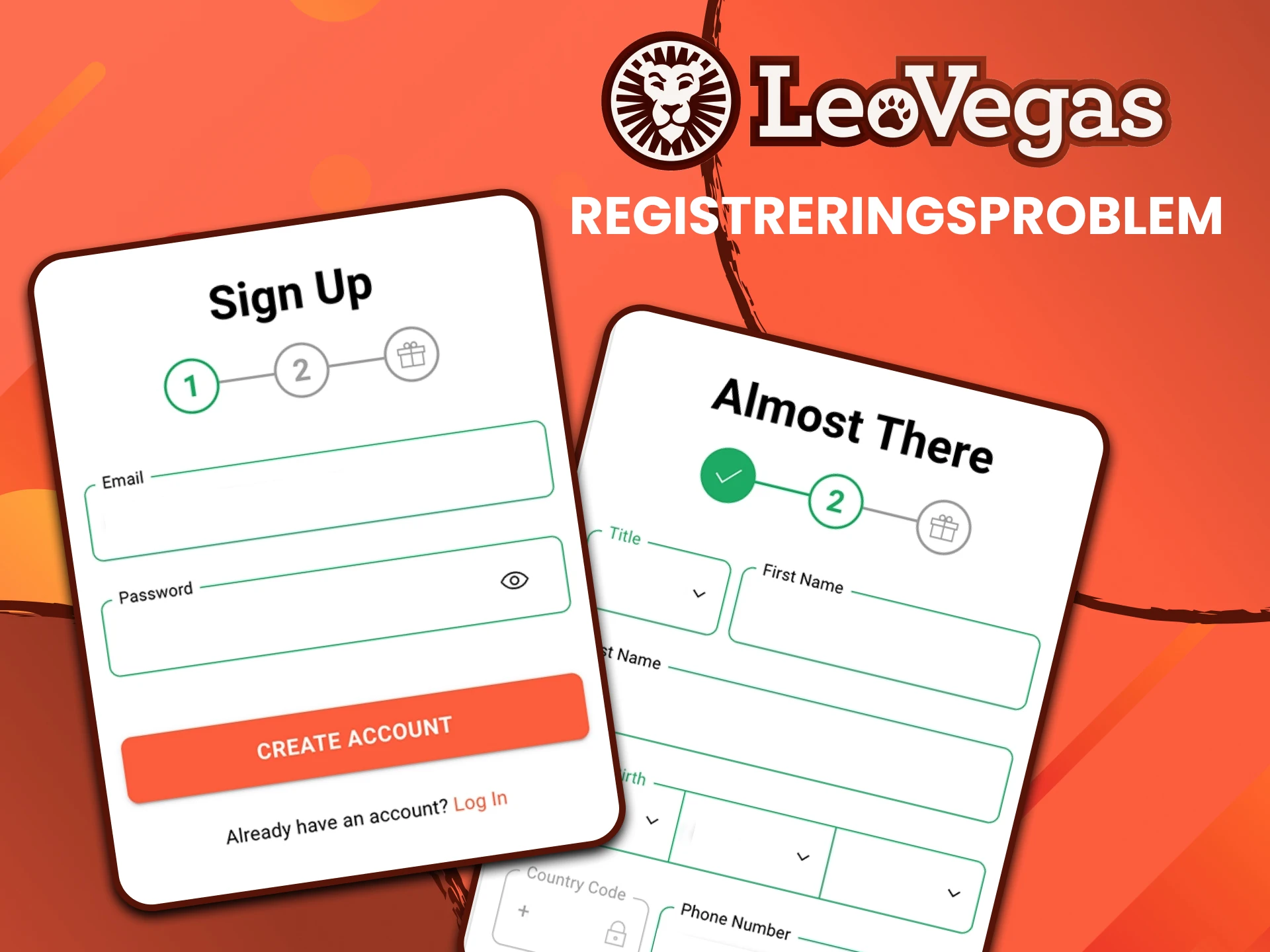Utforska möjliga problem med registrering på Leovegas.